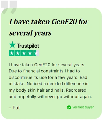genf20 plus user testimonials